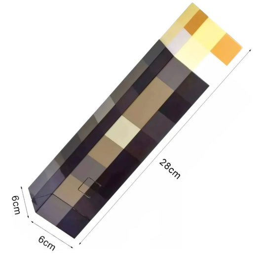 Lámpara para niños Antorcha Minecraft