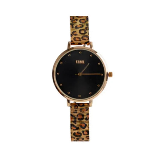 Reloj mujer Kenox con pulsera intercambiable Animal print