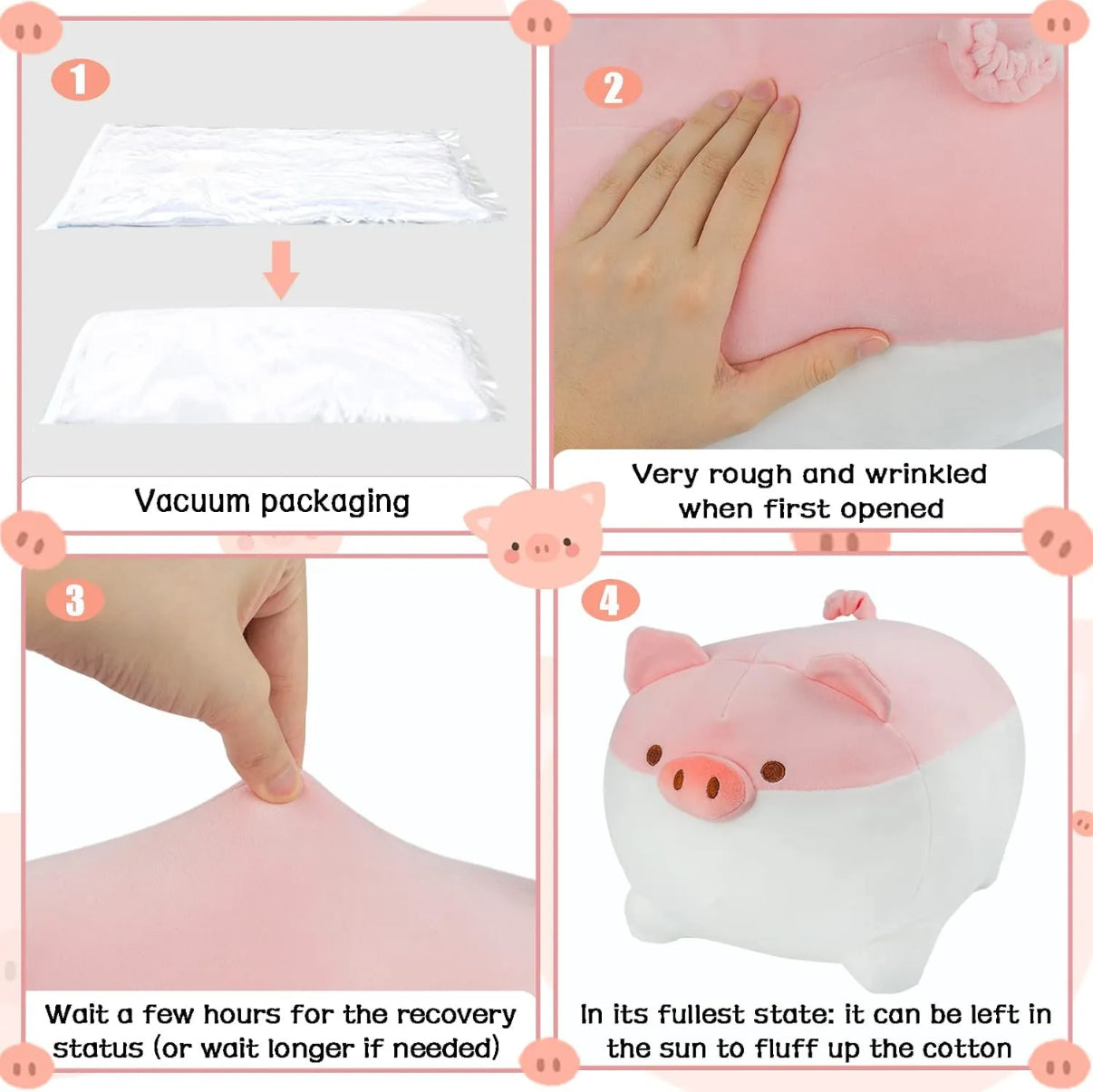 Peluche soft Cerdito kawaii 30cm