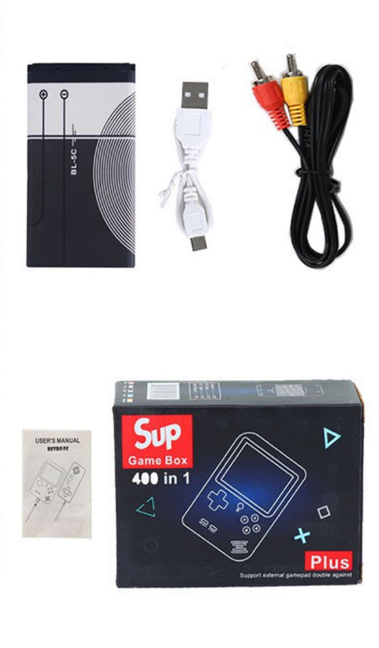 Mini Reproductor portátil de 400 videojuegos Retro