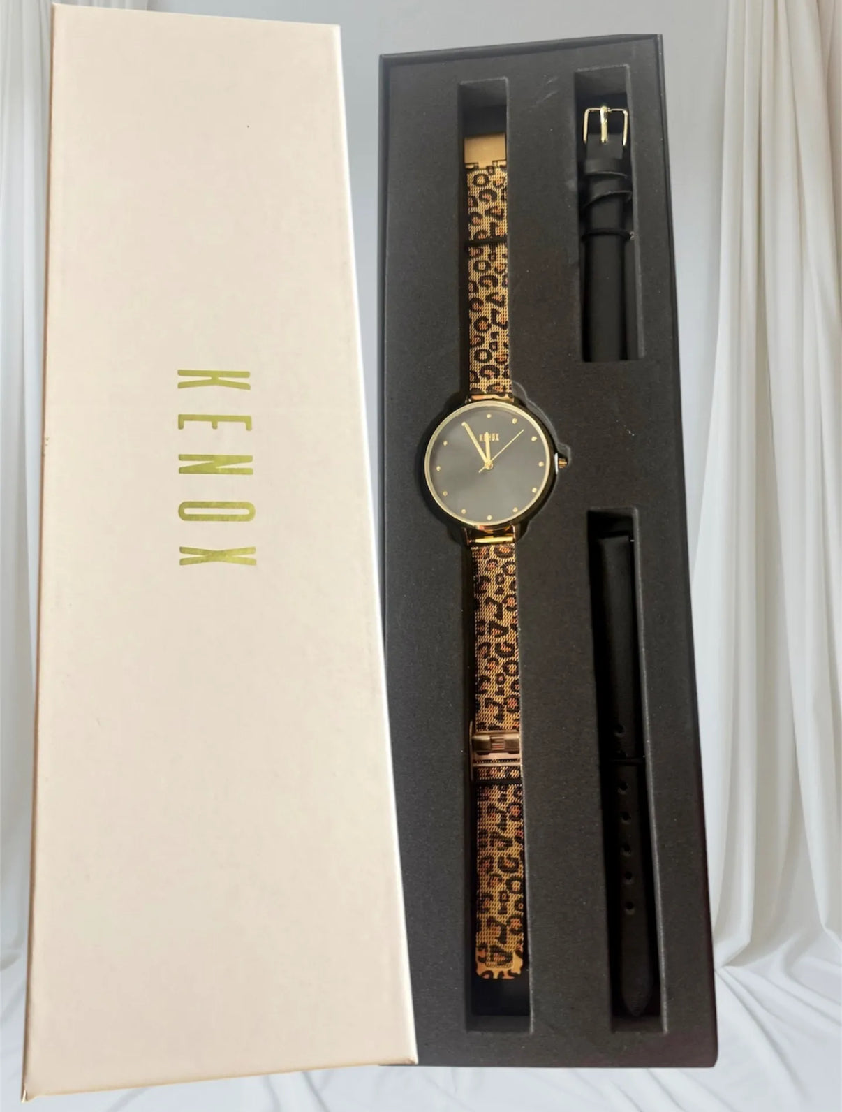 Reloj mujer Kenox con pulsera intercambiable Animal print