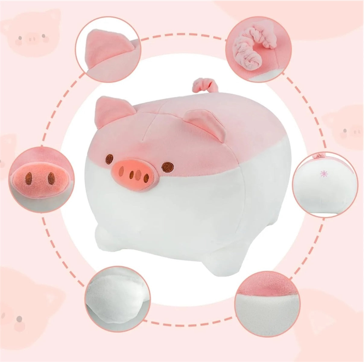 Peluche soft Cerdito kawaii 30cm