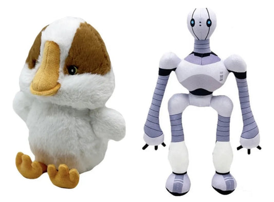 Set peluches Roz y Brillo - Pelicula Robot Salvaje