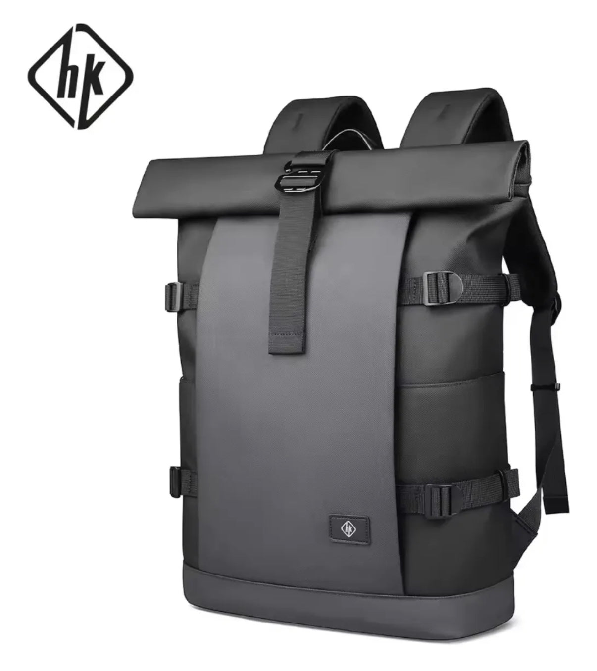 Mochila impermeable HK extensible 25litros Negra