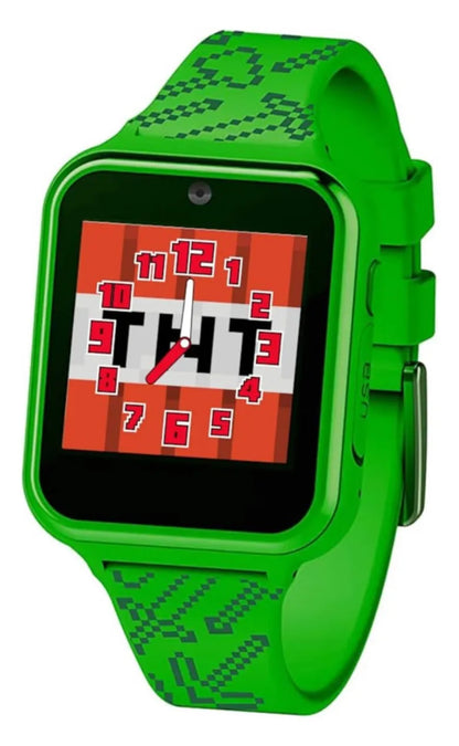 Reloj interactivo Accutime diseño Minecraft
