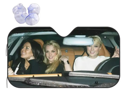 Parasol para auto diseño icónico Britney, Paris y Lindsay