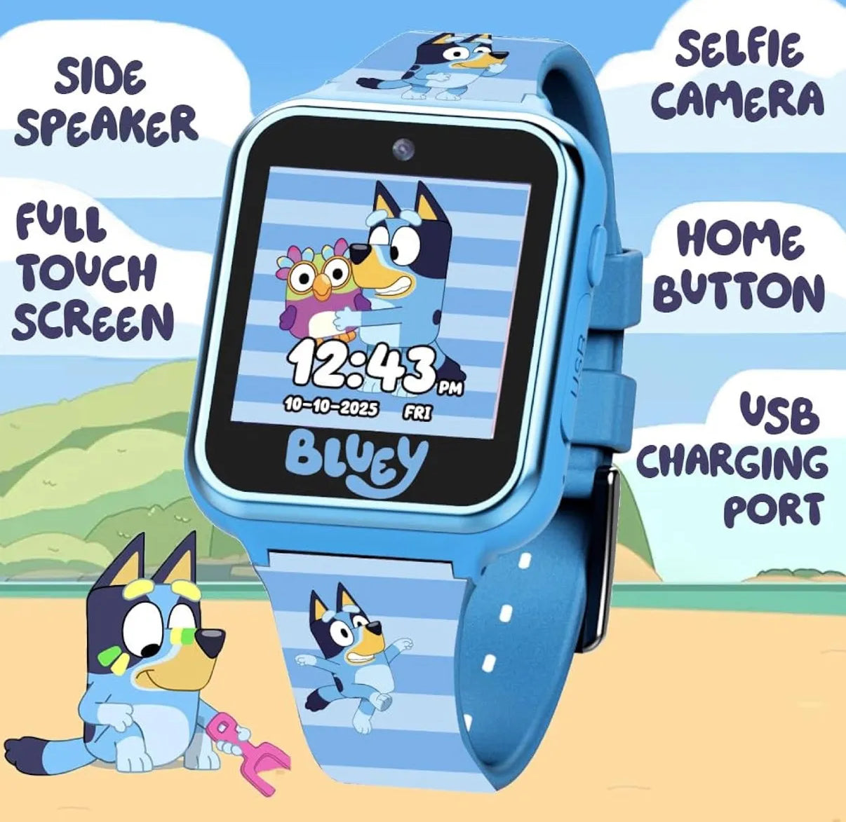 Reloj interactivo Accutime Bluey
