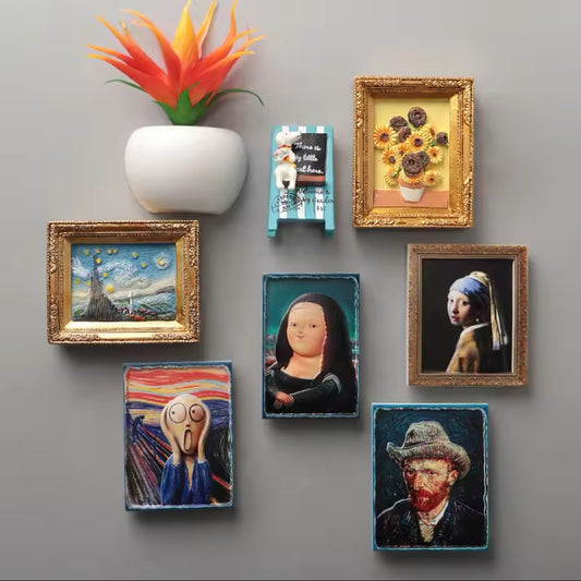 Magneto La Monalisa estilo Botero