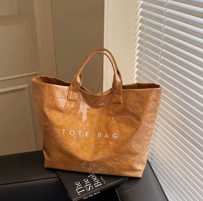 Tote Bag de PVC con acabado encerado 35x30