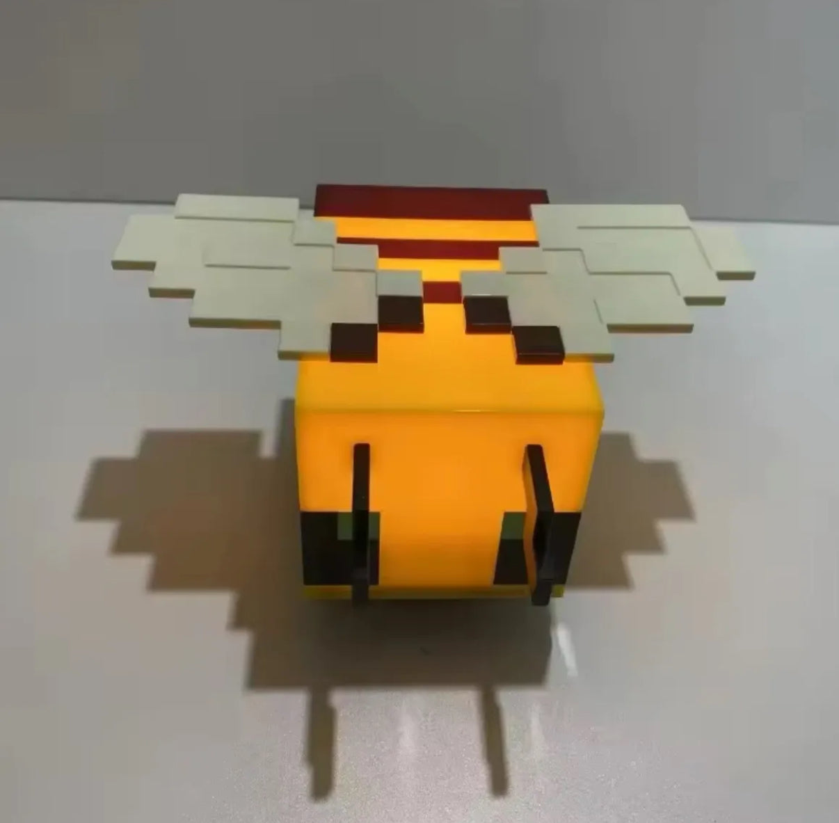 Lámpara de mesa diseño Abeja Minecraft