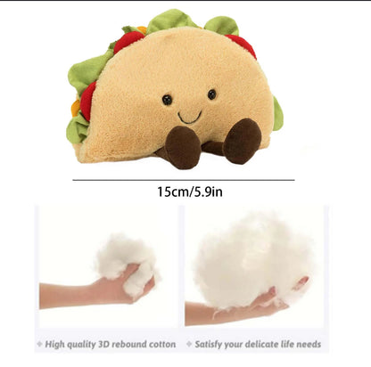 Peluche Kawaii diseño Taco 15x18