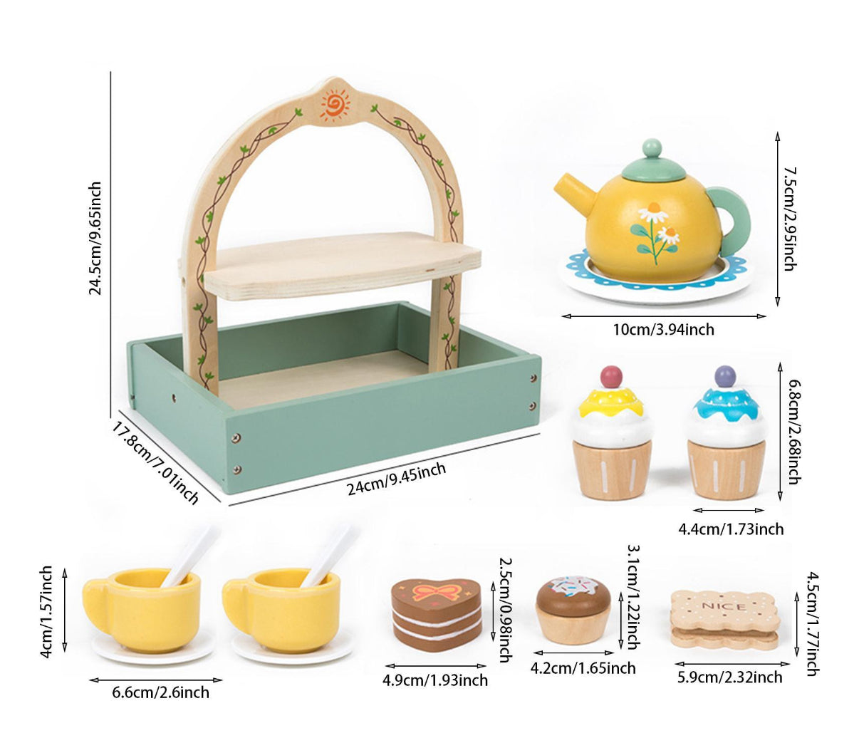 Juego de madera My Royal Tea - Juego de roles para niños