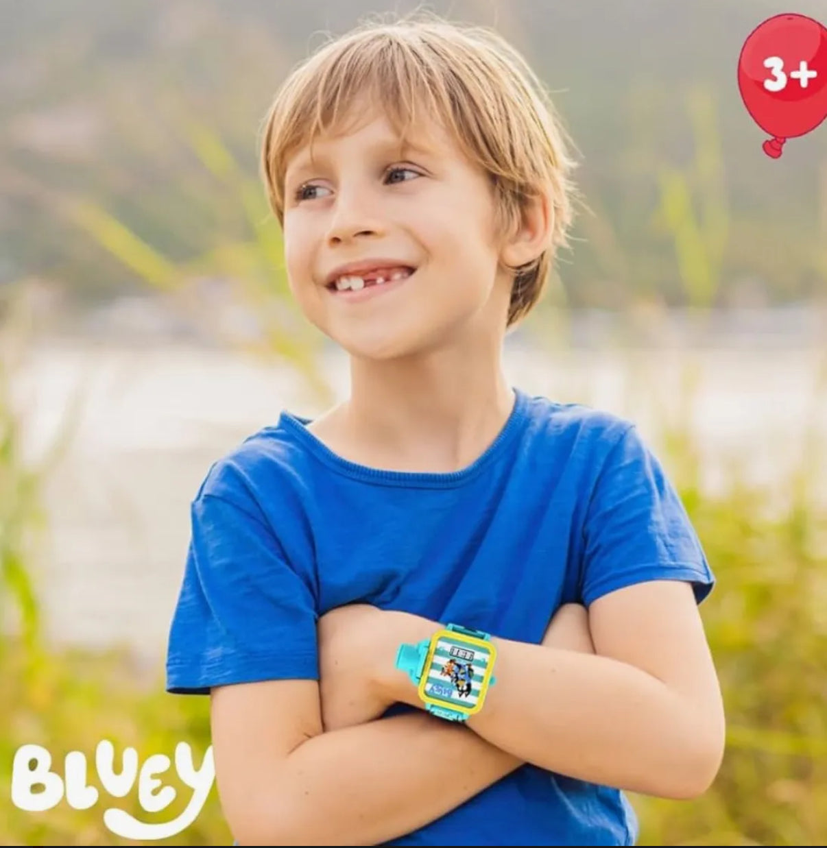 Reloj digital Bluey con proyector de imágenes
