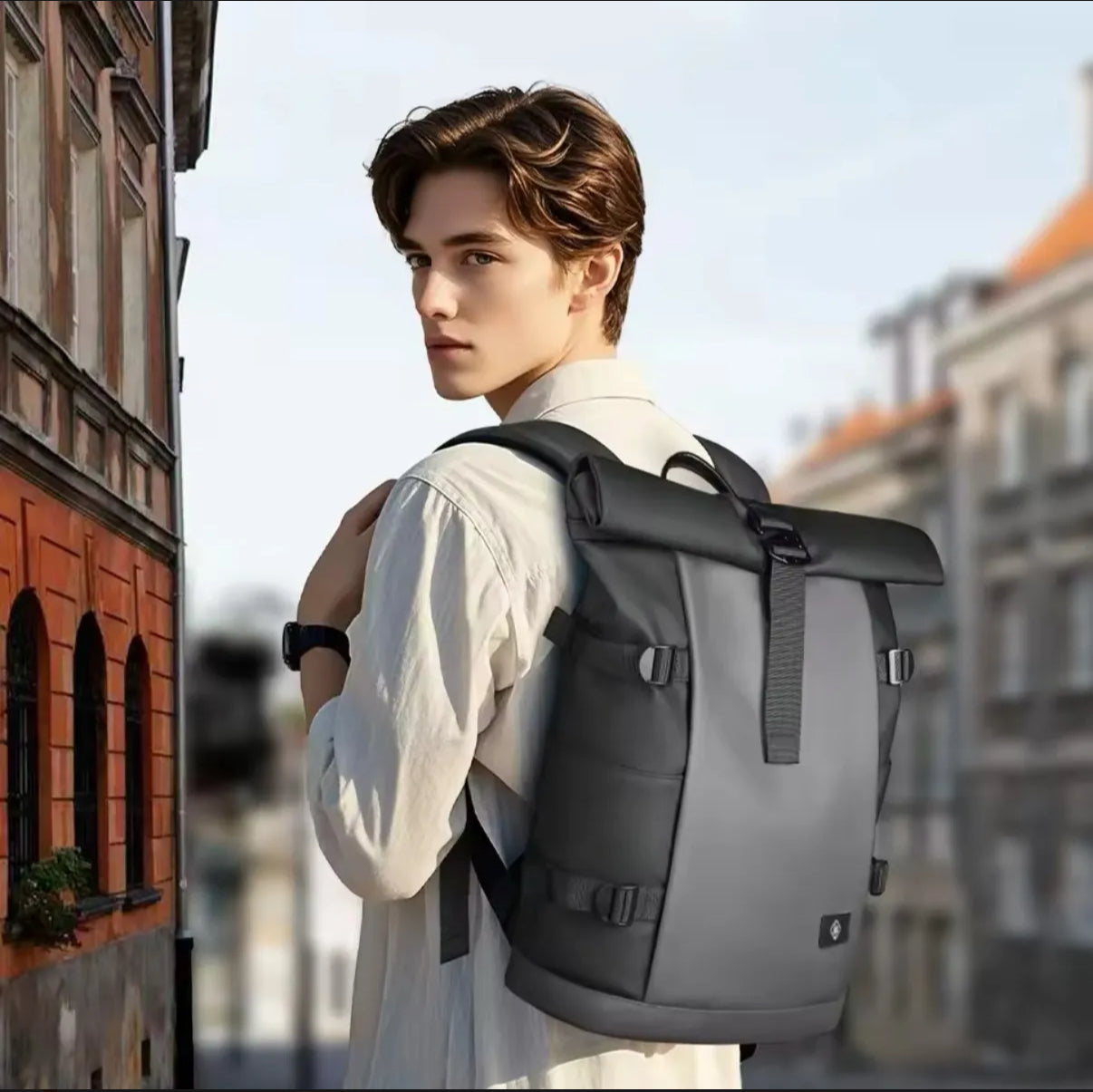Mochila impermeable HK extensible 25litros Negra