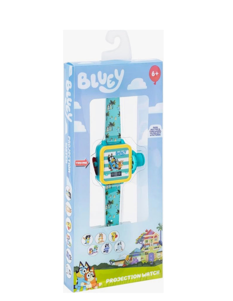 Reloj digital Bluey con proyector de imágenes