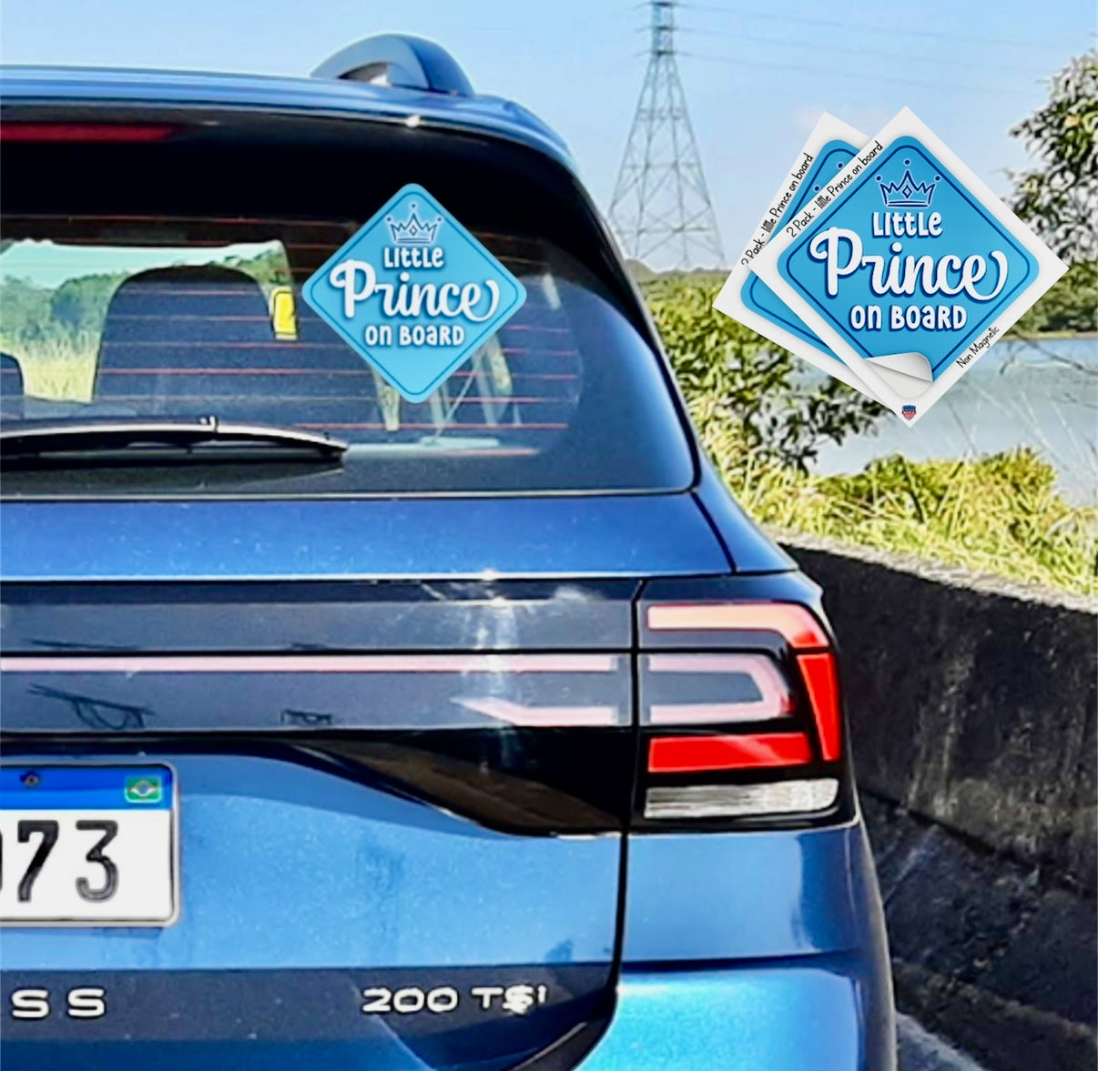 Calcomanías adhesivas para auto Little Prince on Board
