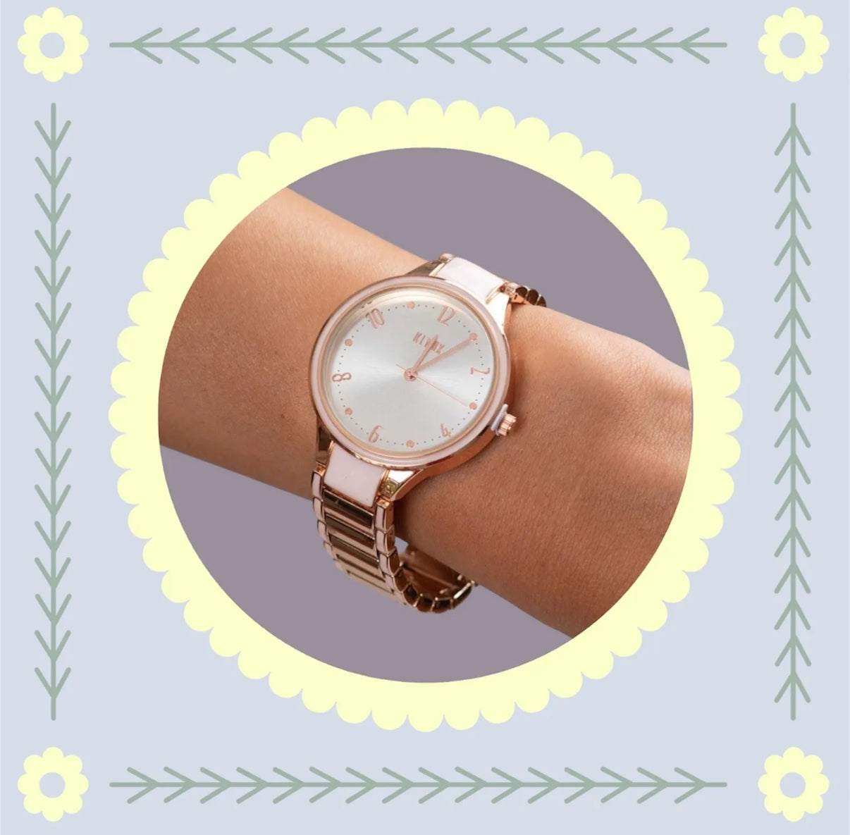 Reloj mujer Kenox con pulsera metálica Rose gold