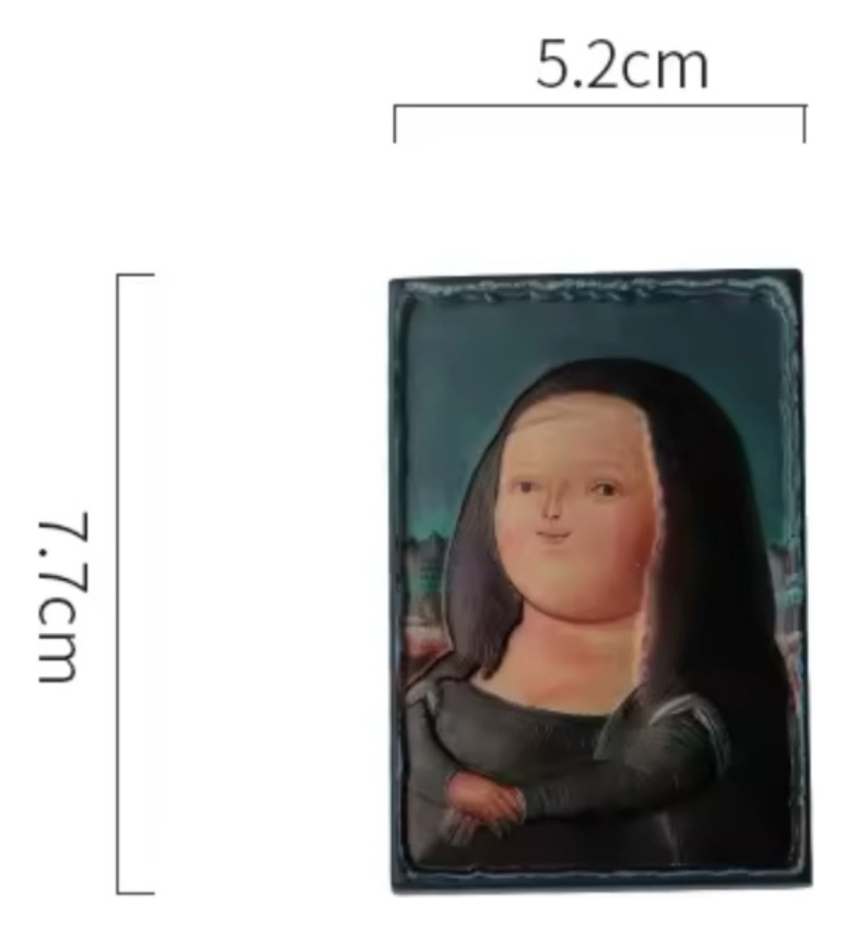 Magneto La Monalisa estilo Botero