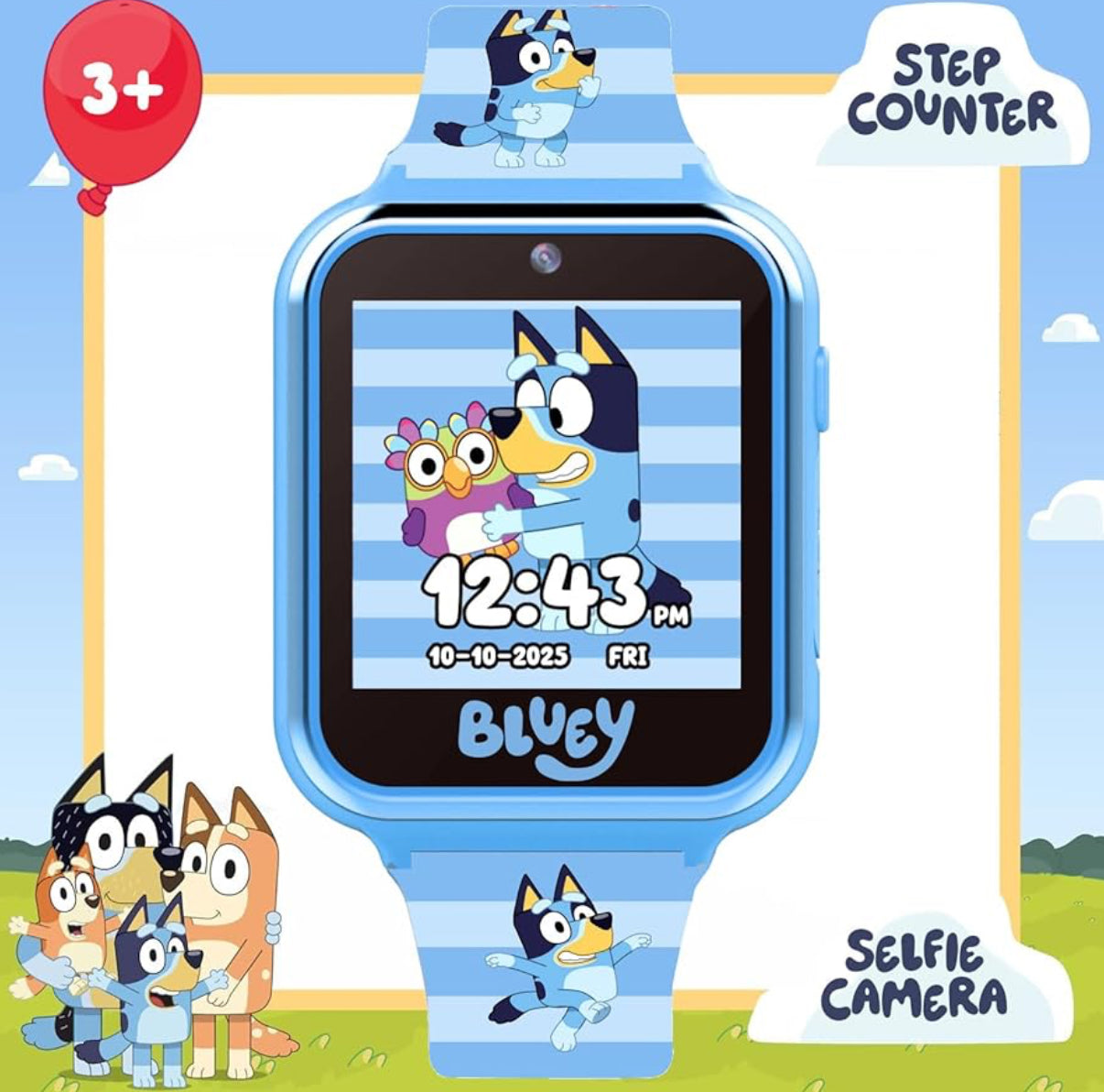 Reloj interactivo Accutime Bluey
